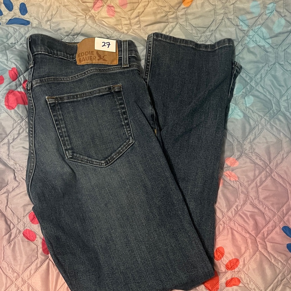 #27 - Eddie Bauer Classic Blue Denim Jeans